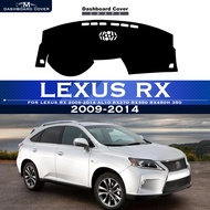 for Lexus RX 2009-2014 AL10 RX270 RX350 RX450h 350 Automobile Dash Mat Dashboard Pad Carpet Anti-UV 