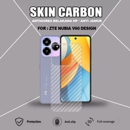 ZTE NUBIA V60 ZTE NUBIA MUSIC SKIN CARBON TRANSPARENT ANTI-SCRATCH ANTI-FUNGUS ZTE NUBIA V60 ZTE NUB