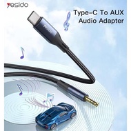 YESIDO YAU-36 AUX Audio Adapter Cable / Type-C to 3.5mm Standard Plug Audio Cable