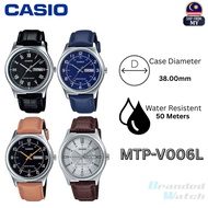 CASIO MTP-V006L MTP-V006GL MTP-V006D MAN WATCH QUARTZ ANALOG DAY DATE DISPLAY FASHION ELEGANT DRESS 