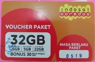 Voucher Kuota Indosat 32GB