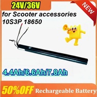 24V/36V 4.4Ah/6.6Ah/7.8Ah for Scooter Accessories 10S3P 18650 Lithium Ion Carbon Fiber Scooter Speci