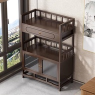 Office tea cabinet storage rack, household tea cabinet, tea table edge cabinet, tea set storage and 