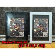 A4 FRAME 21x29.7cm CERTIFICATE / FRAME 21x29.7cm BLACK WHITE A4 FRAME CERTIFICATE A4 HVS FRAME Compl