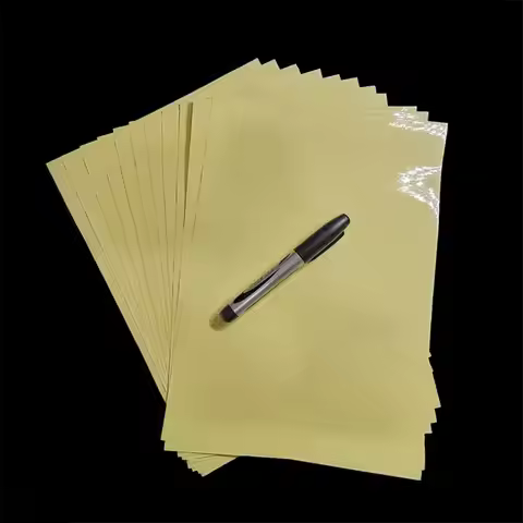 50 Pieces 55Mic Thickness Thin Cold Lamination Film Sheets A3 Matte Laminate Film