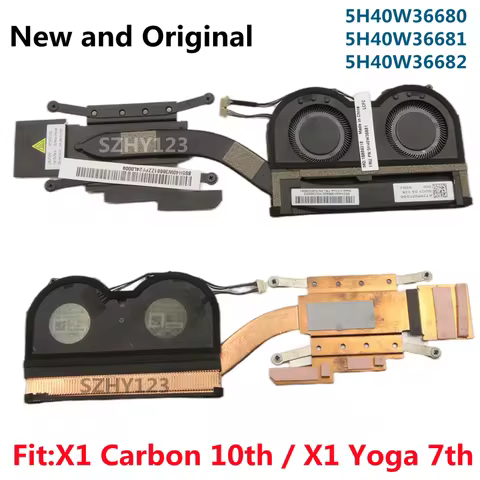 New Original CPU Cooling Fan Cooler Heatsink For Lenovo ThinkPad X1 Carbon 10th X1 Yoga 7th 2022 Lap