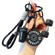 Fitness Keychain Set, M Dumbbell Kettlebell Dumbbell Keychain, Men Love Keychain Fitness Accessories