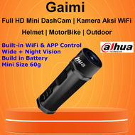 Dahua R1 Sports Dashcam Action Mini Size Camera 1080P Full HD | WiFi Apps Control | Wide Angle | Bui