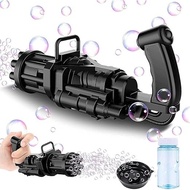 Gatling Bubble Machine 18-Hole Bubble Blower Electric Bubble Machine