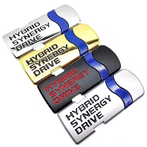 3D Metal Styling Hybrid Synergy Drive Car Sticker Emblem Auto Badge Decal For Toyota Prius Camry Cro