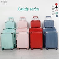 TIKE กระเป๋าเดินทาง 20 24 28นิ้ว Trolley Bag รุ่นซิป กรณีรถเข็น กระเป๋าล้อลาก กระเป๋าเครื่องสำอาง 14 นิ้ว 009&amp;B09