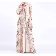 baju kurung rich brown Lawati Abu Dhabi Dubai Travel Pakaian Wanita Arab Jubah Pakaian Arab Saudi Ti