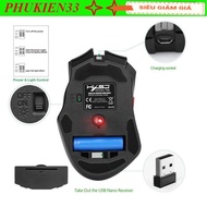 HXSJ T88 4800DPI Wireless 2.4GHz Wireless Gaming Mouse