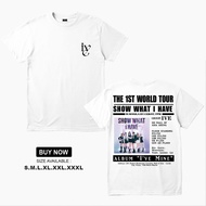 KPOP IVE  Graphic Cotton Baju  Lelaki T shirt 100% Cotton Baju Tshirt Lelaki Baju