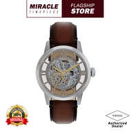 [Official Warranty] Fossil ME3270 Series Townsman Automatic Brown Leather Men Watch