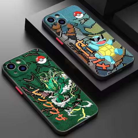 P-Pokemons R-Rayquazas Luxury Phone Case For Apple iPhone 17 16e 16 15 14 13 12 11 XS X Pro Max Plus