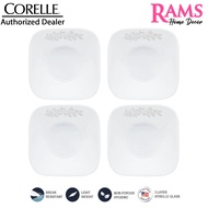 Corelle Vitrelle Tempered Glass Square Round Dinner Plates / Cereal Bowl / Set Pinggan Kaca Corelle - Silver Crown