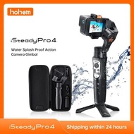 Hohem iSteady Pro 4 Gimbal for GoPro 12/11/10/9/8/7/6 DJI OSMO Insta360 One R Action Camera 3-Axis Handheld Stabilizer