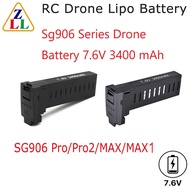 Sg906 Max/Max1/SG906 PRO/Pro2//GPS Drone Battery 7.6V 3400mAh ZLL X193 PRO/X7 PRO  Battery Brushless