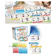 [Kesoto1] Phonics Flash Cards Sight Words Fun Home School Supplies Letter Sound for Elementary Kinde