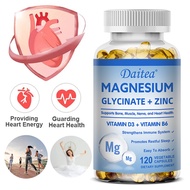 Daitea Magnesium Glycinate Supplement, Improve Brain Memory, Enhance Nervous System Function, Suppor