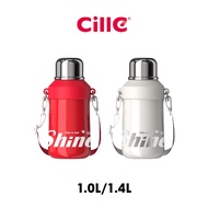 Cille 316SS Stainless Steel Vacuum Flask Thermoses Water Bottle XB-23167-A