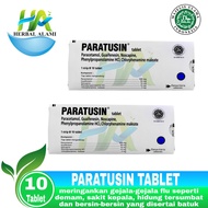 Paratusin Tablet Contents 10 - Medication For Fever Flu Sickness