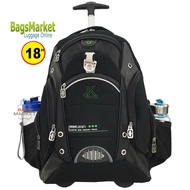 Bagsmarket Luggage กระเป๋าเดินทาง KL Polo กระเป๋า กระเป๋าเป้ล้อลาก 18 นิ้ว รุ่น 26111 (Black)