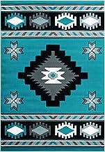 United Weavers of America Bristol Caliente Turquoise Mat Rug, 2'7" x 4'2"