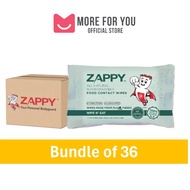 💕MORE FOR YOU💕 Zappy Baby Wipes All Natural Food Contact 15’s (36 packets)