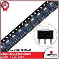 AMS1117-5 SOT-223 ORIGINAL AMS AMS1117 5V IC LDO Voltage Regulator