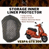 VESPA GTS 300 Scooter Storage Inner Liner Protector Skuter Box Storage Cover PU Leather Padding Moto