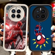 R73 Spiderman Casing for Realme 12X 12 Pro Plus Lite 5G Black and White