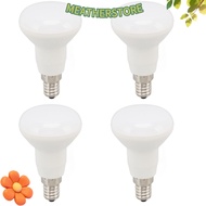 KEATHS 4 Pack Long Neck LED Bulbs, E14 Base 220V LED Light Bulbs, Energy Saving 5W R50 3000K Warm Wh