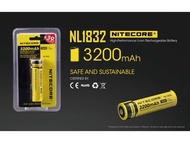 ถ่านชาร์จ Nitecore NL1832 3200 mAh 3.7V 1 ก้อน ของแท้ (battery 18650)