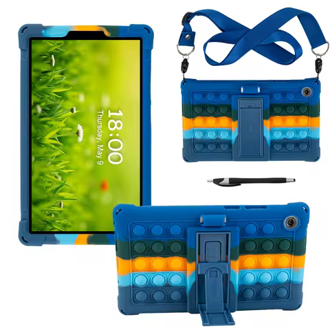 Case For Lenovo Tab One 8.7 inch 2025 Soft Silicone Kids Case For Tab K9 8.7'' TB305ZU TB305FU Kicks