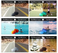 2 Pairs POLARIZED Replacement Lenses For Latch SQ Asian Oo9358 AF Sunglasses Frame Easy To Install