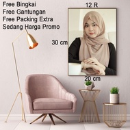 Cetak Foto Plus Bingkai 20x30/Sudah Plus Bingkai