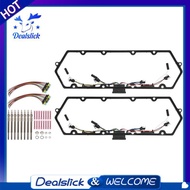 Glow Plug Set for  7.3L  99-03 F4TZ-12A342- F81Z6584AA Valve Cover Gasket W/Harness F81Z-6584-AA