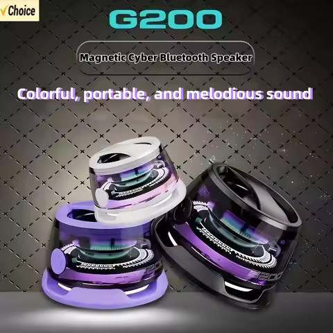 Edifier Portable Bluetooth Speaker HECATE G200 RGB Lighting Magnetic Speaker BT5.3 Mini Sound Box 7 