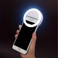 Selfie Ring Light - Perfect for Photo Shoots & Night Selfies - Enhance Your Phone Photography White 