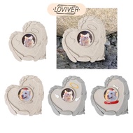 [Loviver] Pet Gravestone Resin with Picture Holder Frame Tombstone Cat Headstone for Outdoor Yard La