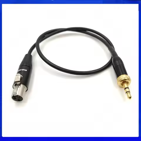 3.5mm audio plug to NEUTRIK REAN TA3F Mini XLR 3 pin for SONY recording device D11 3.5 audio plug co