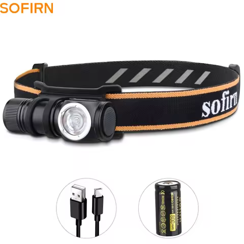 Sofirn HS10 TN-3535 90CRI LED Headlamp 1100lm USB C Rechargeable 16340 Mini Flashlight with Magnet T