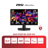 MSI Monitor MAG 273QP QD-OLED X24 | 26.5" | QD-OLED | WQHD | 0.03ms | 240Hz (จอคอมพิวเตอร์)[Pre-Orde