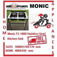 Monic FS-1000 Stainless Steel Kitchen Sink