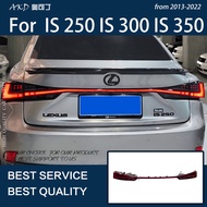 Car Lights For Lexus is200 is250 is300 is350 2013-2022 LED Through Middle Taillights Lightbar Dynami
