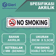 NO SMOOKING ACRYLIC STICK/