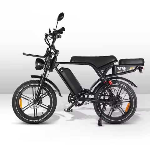 V8 Electric Fat Tire City Bike EU Warehouse 250w/750w Fatbike Hydraulic Brake Hydraulic Brake Fat Ti