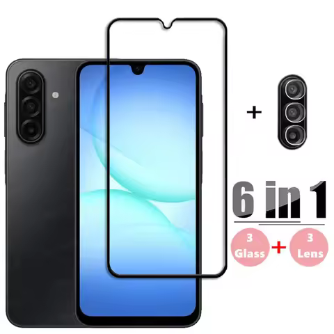 For Samsung Galaxy A17 Full Cover Tempered Glass Samsung Galaxy A17 Screen Protector 9H Protective L